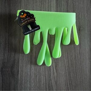 Halloween Tumbler Glow in the Dark Silicone Slime Sleeve - NWT